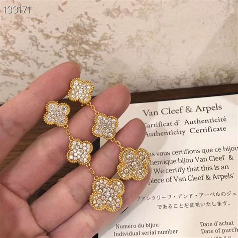 van cleef arpels earrings replica